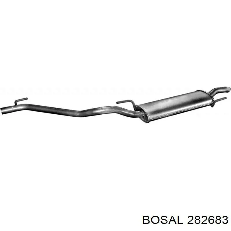 Купить 282683 Bosal Глушитель задний