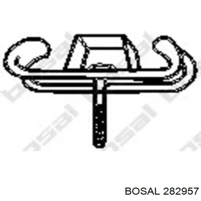Выхлоп задний Bosal 282957 цена, от 47.18 USD