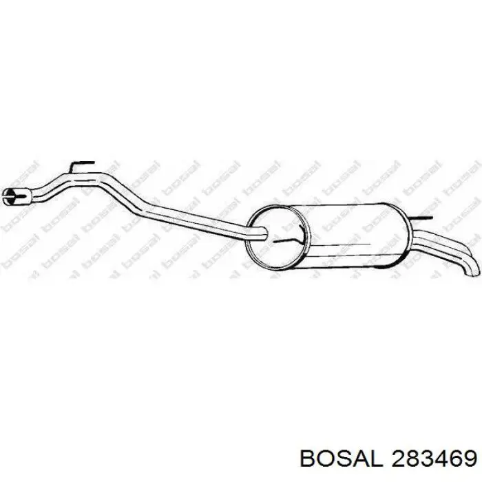 Глушитель задний FP9558G32 Polmostrow