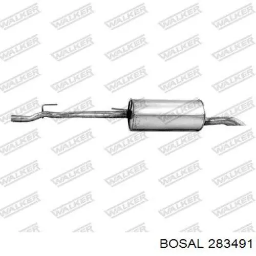 Выхлоп задний VAG JZW253609BM цена, от 58.58 USD