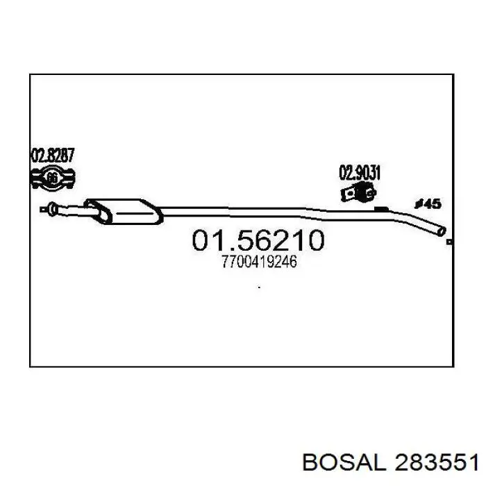  283551 Bosal