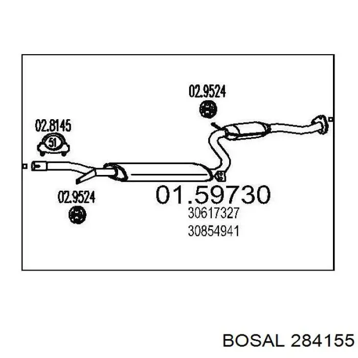 284155 Bosal