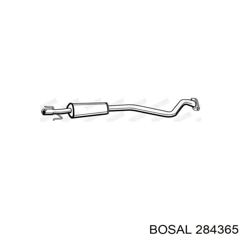 Купить 24423018 Opel Глушитель задний