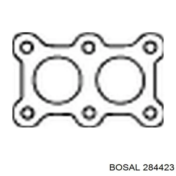 284423 Bosal Глушитель центральный