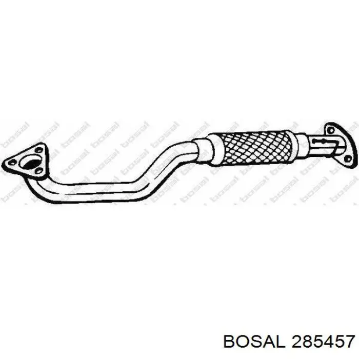 1K0253209CS VAG silenciador, parte central