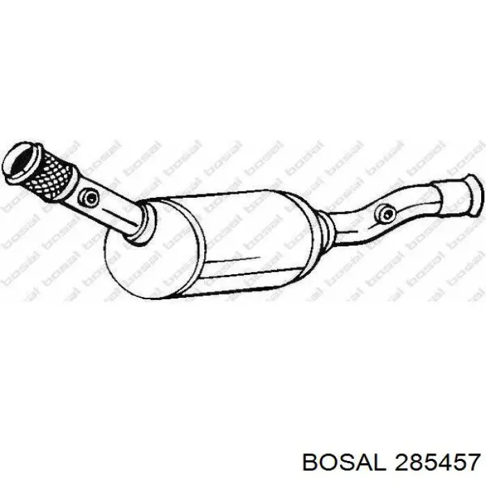 Средний глушитель Bosal 285457