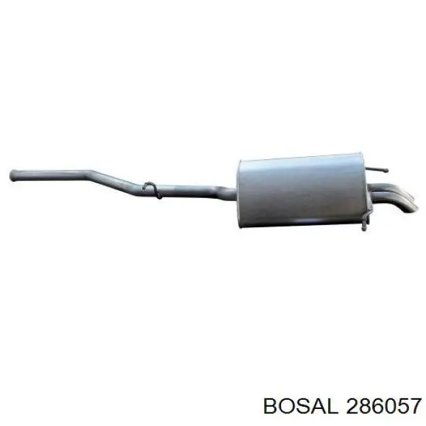 286-057 Bosal глушитель, задняя часть