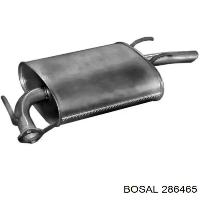 286465 Bosal Выхлопная труба