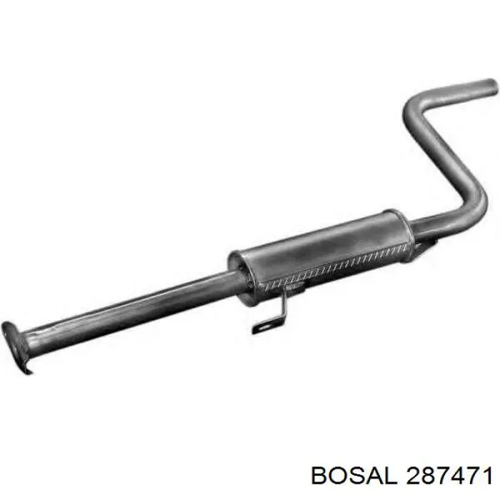 287471 Bosal Глушитель центральный
