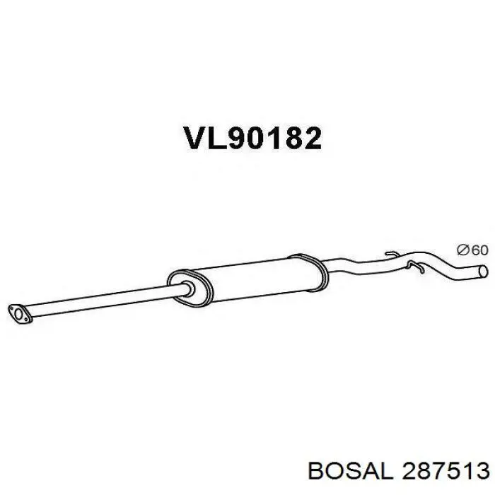  Bosal 287513 цена, от 61.45 USD