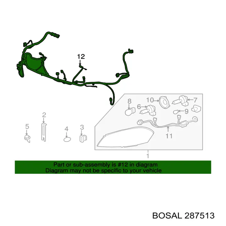 Купить 287513 Bosal 