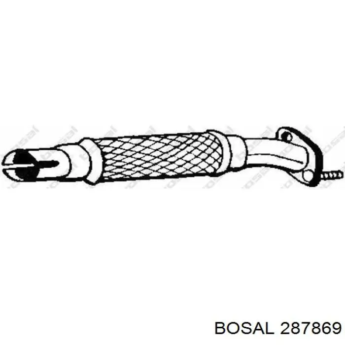 Глушитель  Bosal 287869