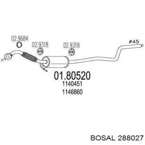 288027 Bosal