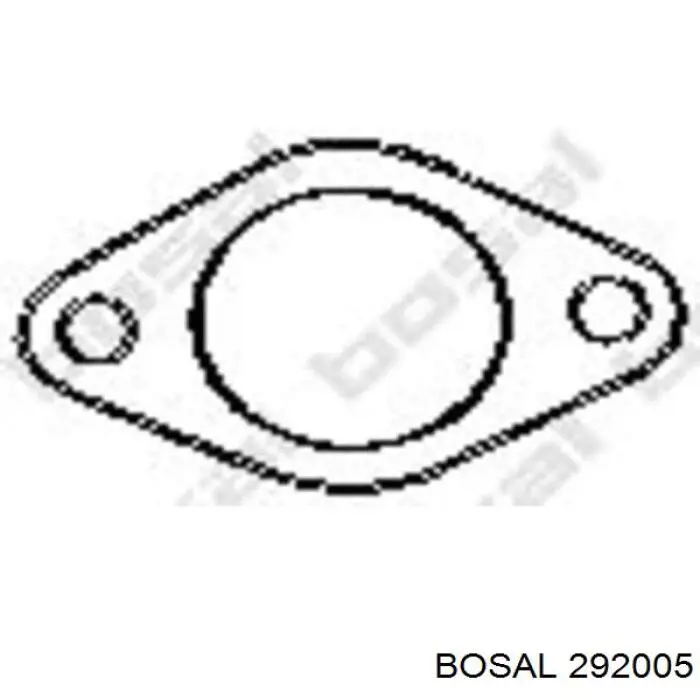 292-005 Bosal глушитель, передняя часть