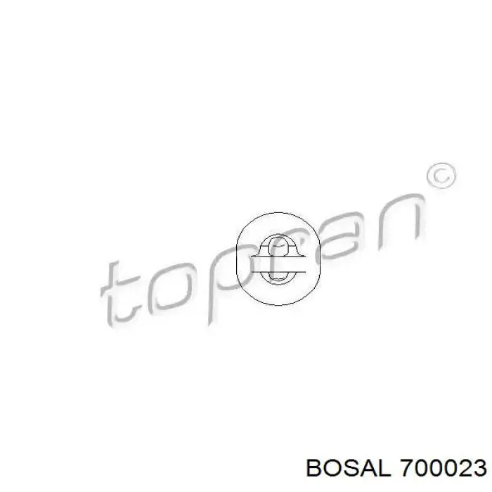 Гофра глушителя Bosal 700023