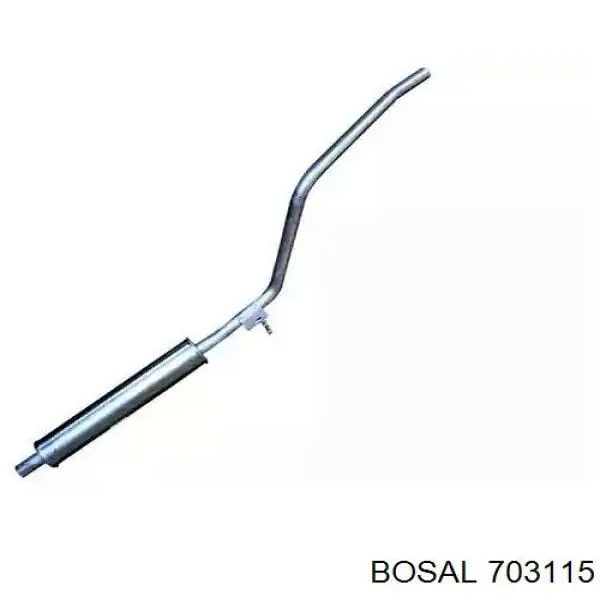 Глушитель, центральная часть 703115 Bosal