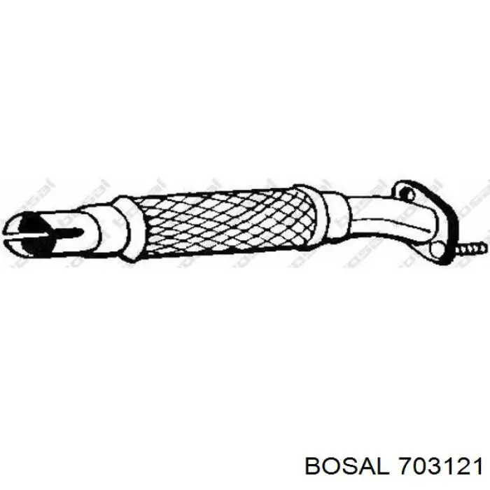 Приёмная труба 703121 Bosal