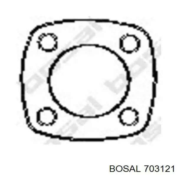 Купить 703121 Bosal Приёмная труба