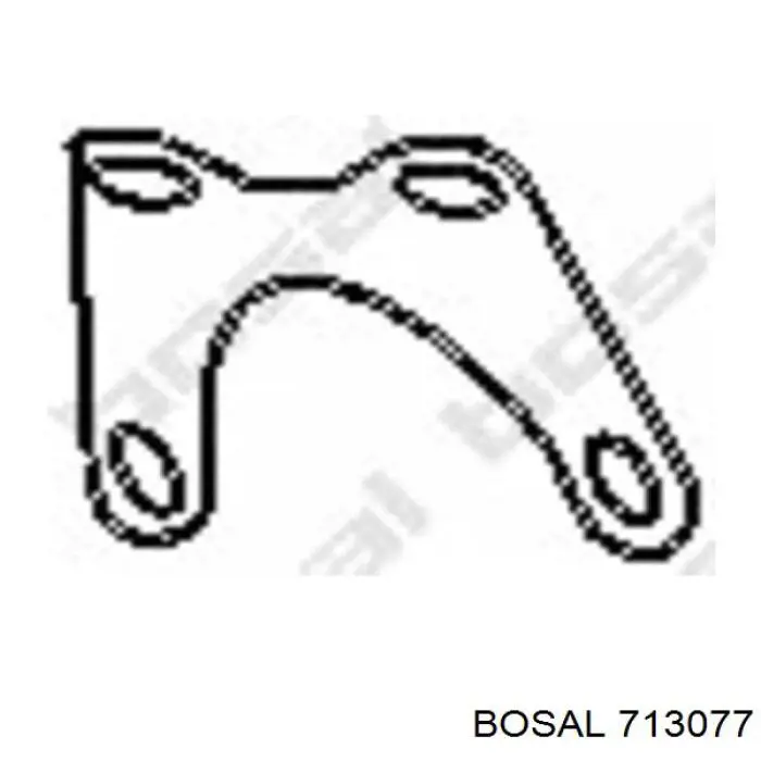 Трубы приемные (штаны) Bosal 713077 цена, от 64.00 USD