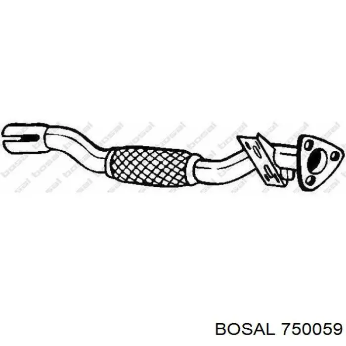 Приёмная труба 750059 Bosal