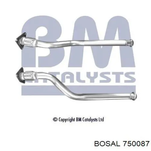 Приёмная труба BM50735 BM Catalysts