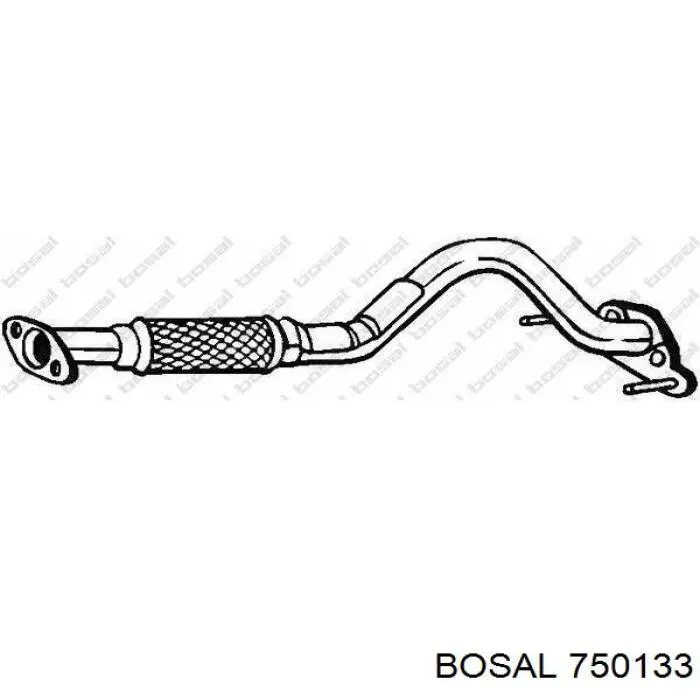 Передняя часть глушителя 750133 Bosal