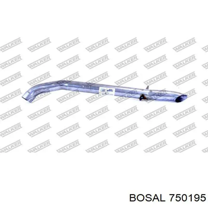 BS750195 Bosal глушитель, задняя часть