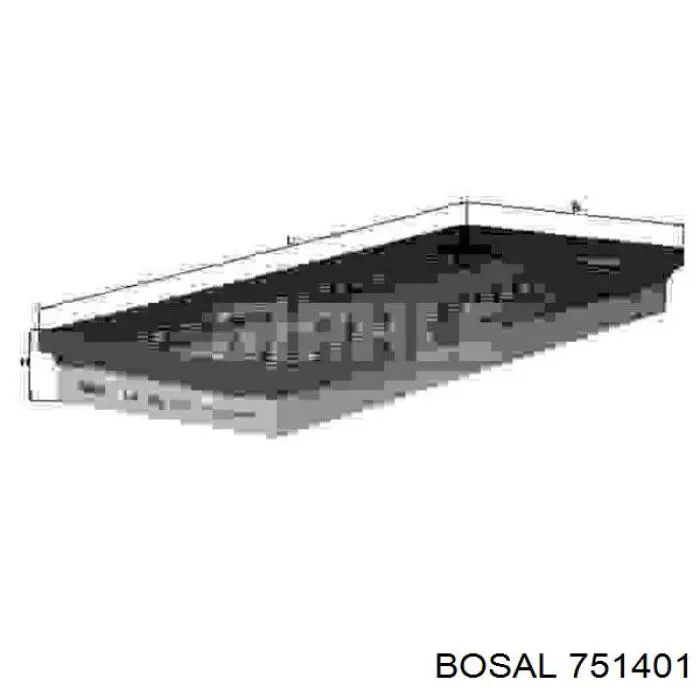 Купить 751401 Bosal Глушитель задний