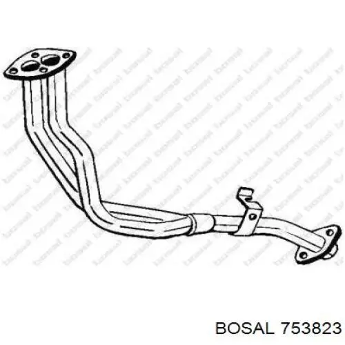 Приёмная труба 753823 Bosal