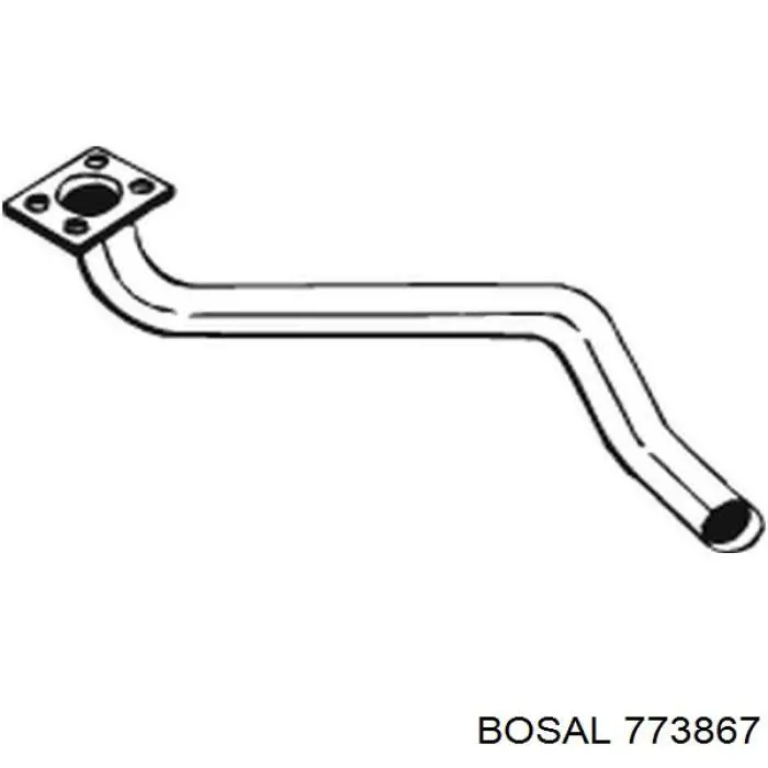 Приёмная труба 773867 Bosal