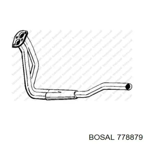 778879 Bosal труба приемная (штаны глушителя передняя)