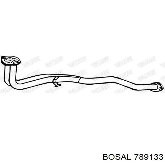 Приёмная труба 789133 Bosal