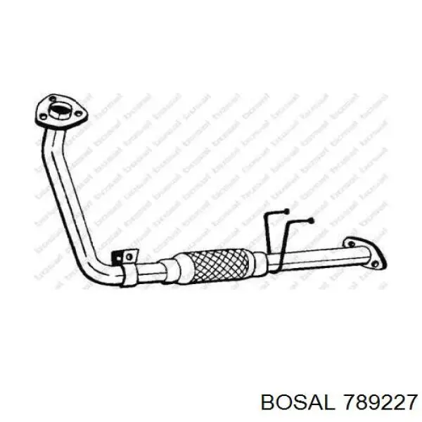 Приёмная труба 789227 Bosal