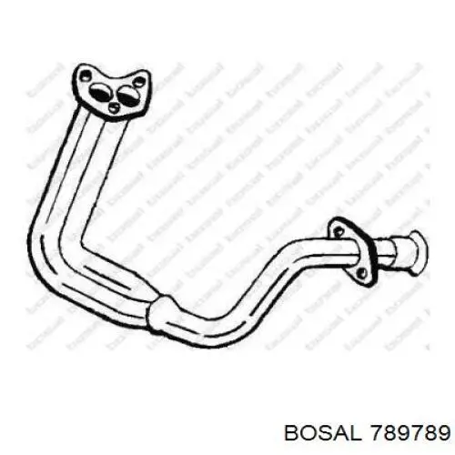 Приёмная труба 789789 Bosal