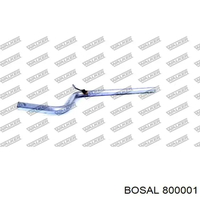 Средний глушитель Bosal 800001