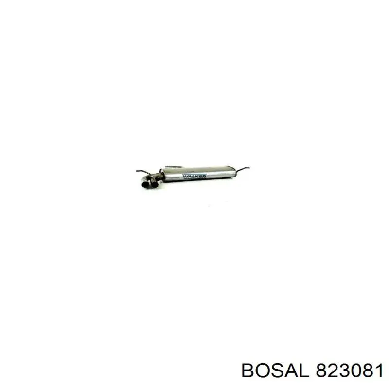 Глушитель, центральная часть BOSAL 823081