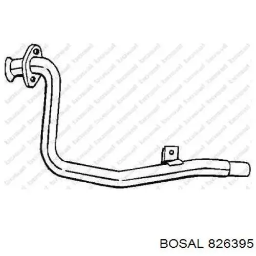 Приёмная труба 7700685951 Renault (RVI)