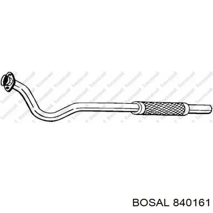 840161 Bosal труба приемная (штаны глушителя передняя)