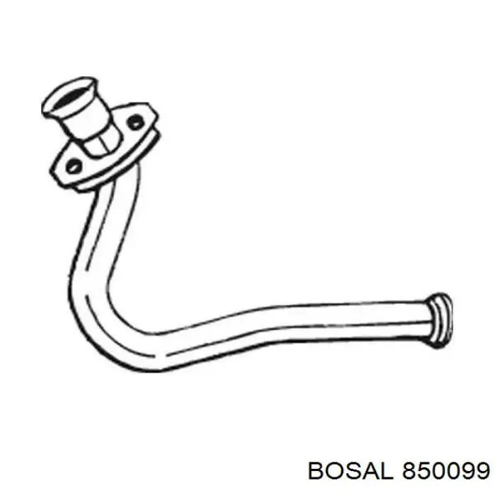 Глушитель, центральная часть BS850099 Bosal