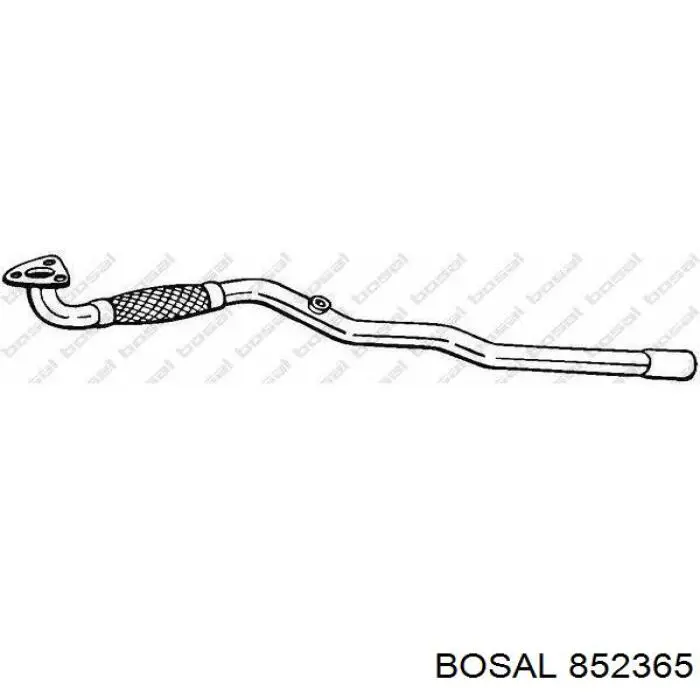 Передняя часть глушителя 852365 Bosal