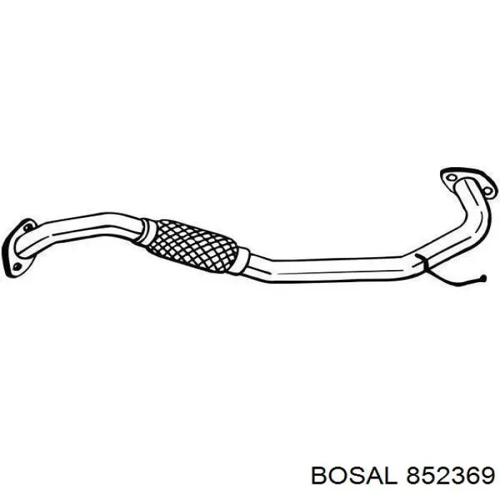 Купить 852369 Bosal Выхлоп центральный