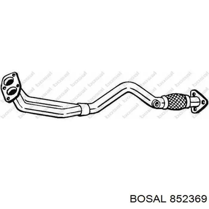 Глушитель, центральная часть Opel 55558588 цена, от 46.82 USD