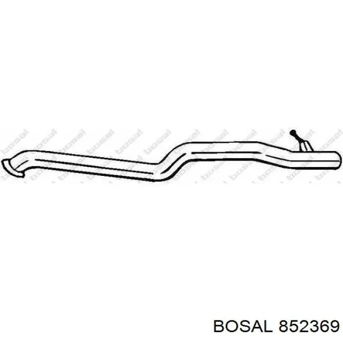 Купить 55558588 Opel Выхлоп центральный
