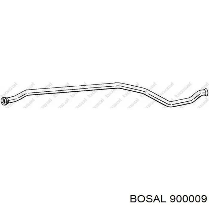 Глушитель, центральная часть BS900009 Bosal