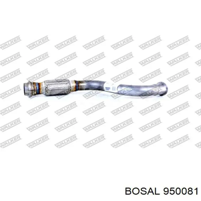 Труба выхлопная, от катализатора до глушителя Bosal 950081