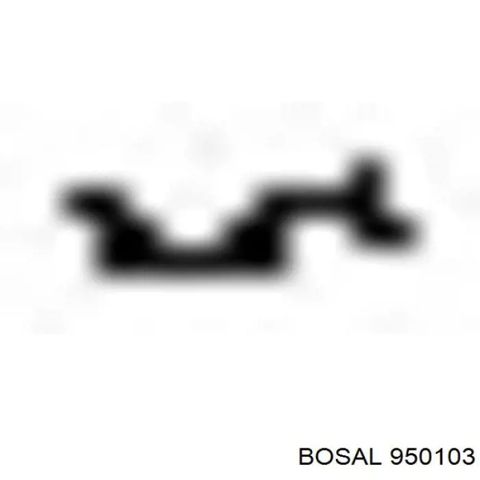 Купить 950103 Bosal Глушитель, центральная и задняя часть