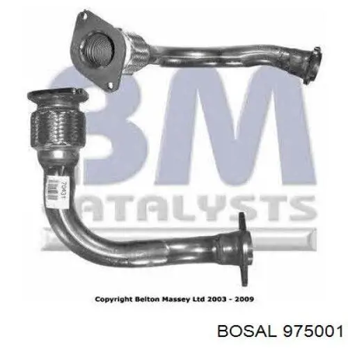975001 Bosal Глушитель центральный