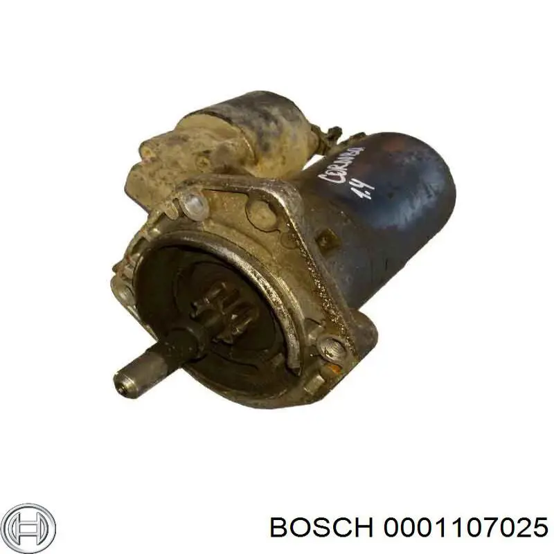 Motor de arranque 0001107025 Bosch