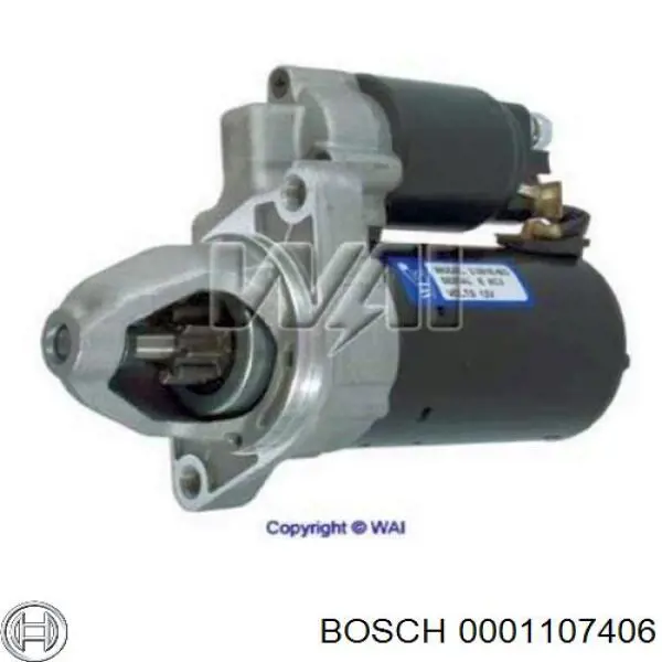 Купить 0001107406 Bosch Стартер