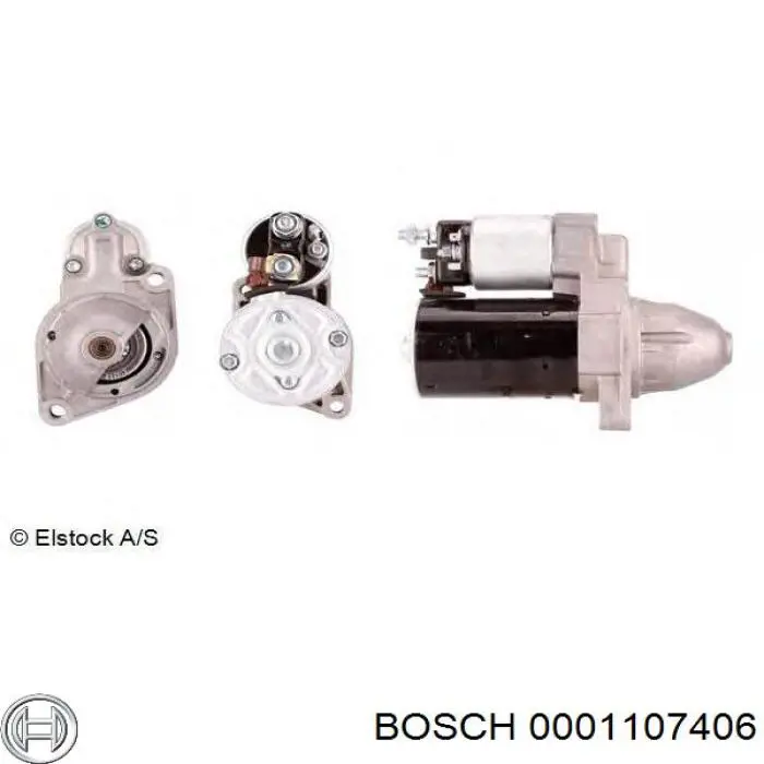 Стартер 0001107406 Bosch